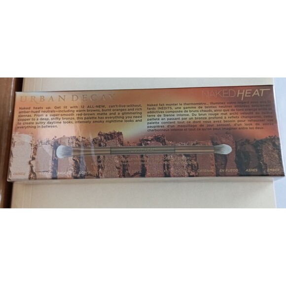 Urban Decay Naked Heat Eyeshadow Palette Full Size High Pigment Blendable NIB - Picture 4 of 4